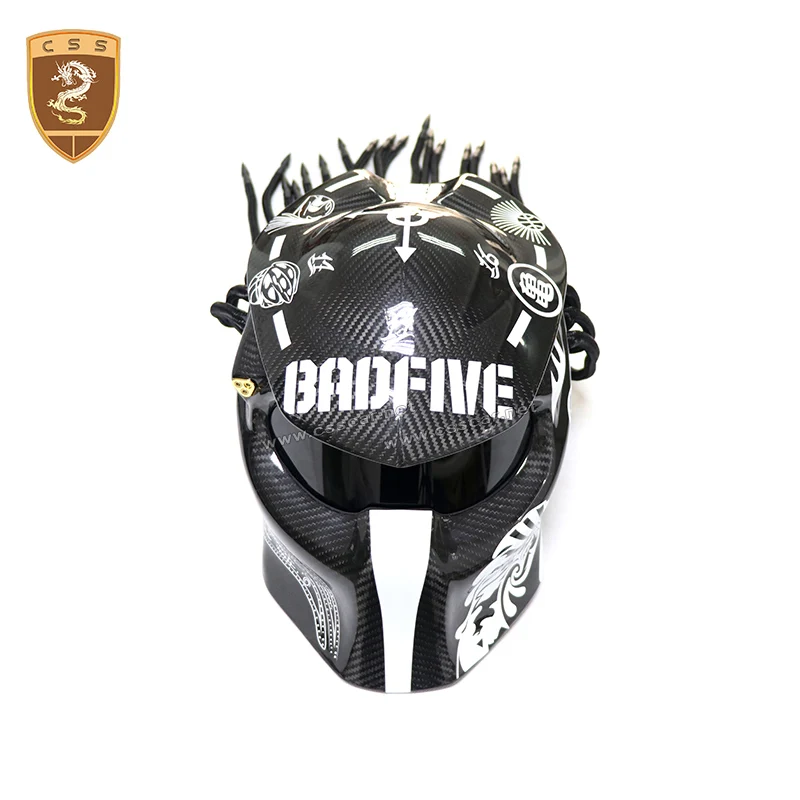 Полностью лицевой карбоновый мотоциклетный шлем профессиональный гоночный