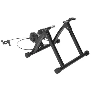 

Adjustable Handlebar Indoor Bicycle Trainer Stand Cycling Stationary Training Magnetic Controler Rustproof With Remote Lever