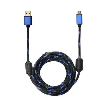 

High Speed 300cm 10ft Micro USB To USB 2.0 Data Sync Charging Cable For PS4 For XBOX ONE Controller for Android Cellphone 85WD
