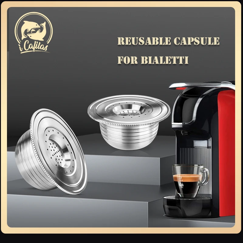 Cápsulas recargables de acero inoxidable, cápsula reutilizable para  cafeteras Nespresso (no todas), cápsula de café de acero inoxidable