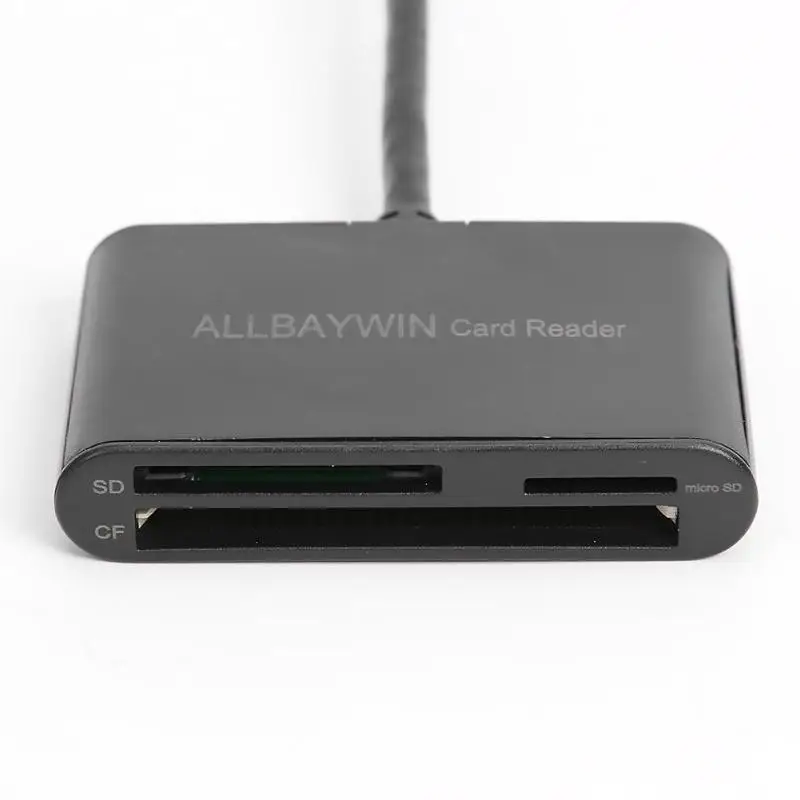 Высокоскоростной мини USB3.0 кардридер с поддержкой горячей замены безопасности надежный 3 в 1 универсальная карта памяти и TF карта и CF карта