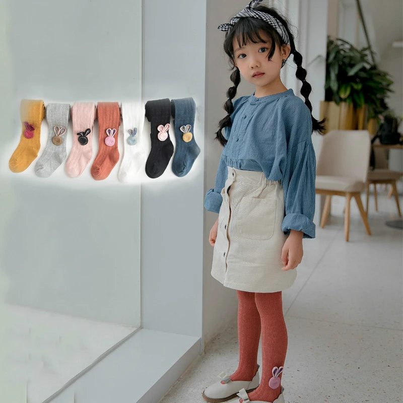 

Kids Girls Leggings Autumn Pantyhose Toddler Girl Skinny Pants Winter Warm Cotton Long Leg Warmers Size 2 4 6 Children Clothing