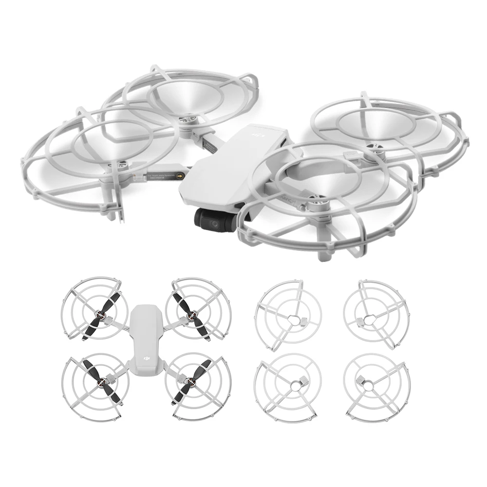 Promo GUA Full Propeller Guard Protective Cage Cover Protector Guard 4726 Props Wing Fan Cover for DJI Mavic Mini Drone Parts Accessories 