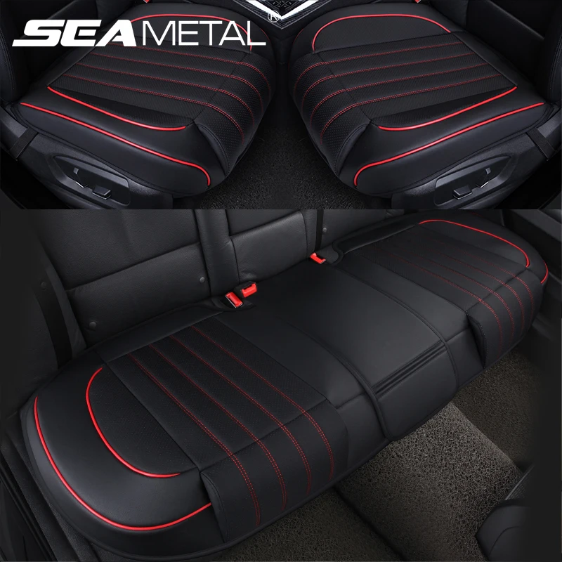 Deluxe PU Leather Seat Cushion Pad Mat, Full Surround