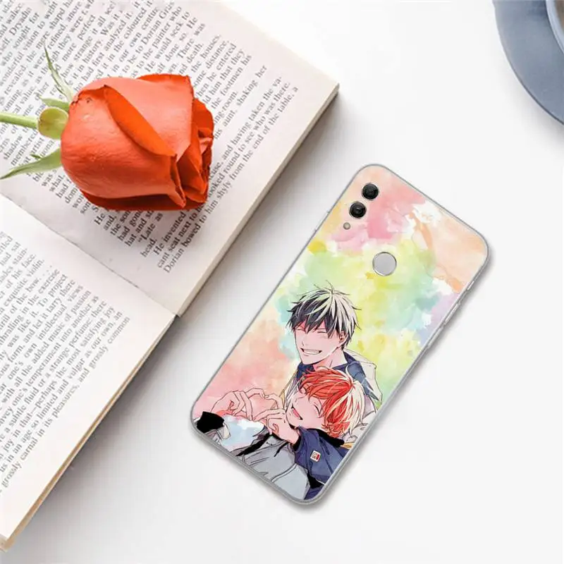 Anime Nhật Bản Cho đen Mềm Mại Ốp Lưng Điện thoại Huawei Honor xem 7a5.45inch 7c5.7inch 8x 8A 8C 9 9x10 20 10i 20i Lite Pro 