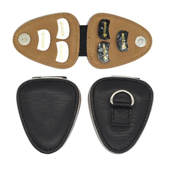 

NEW BATESMUSIC Guitar Pick Holder Case Bag with 6pcs Acoustic Electric Guitar Colorful Picks