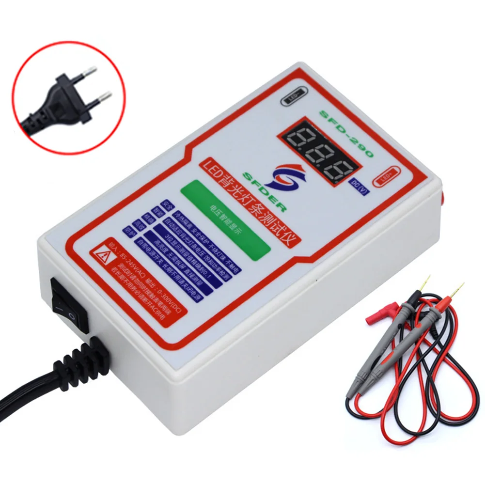 

0-300V Output Measuring Portable Backlight Tester Digital Display Accurate LED Strip Bead Detector Repair LCD TV Multipurpose