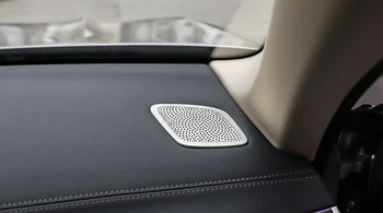 

For BMW 7 Series G11 G12 2016 2017 2018 Interior Accessories Steel Front Upper Air Outlet Vent Decorative Frame Trims 2pcs