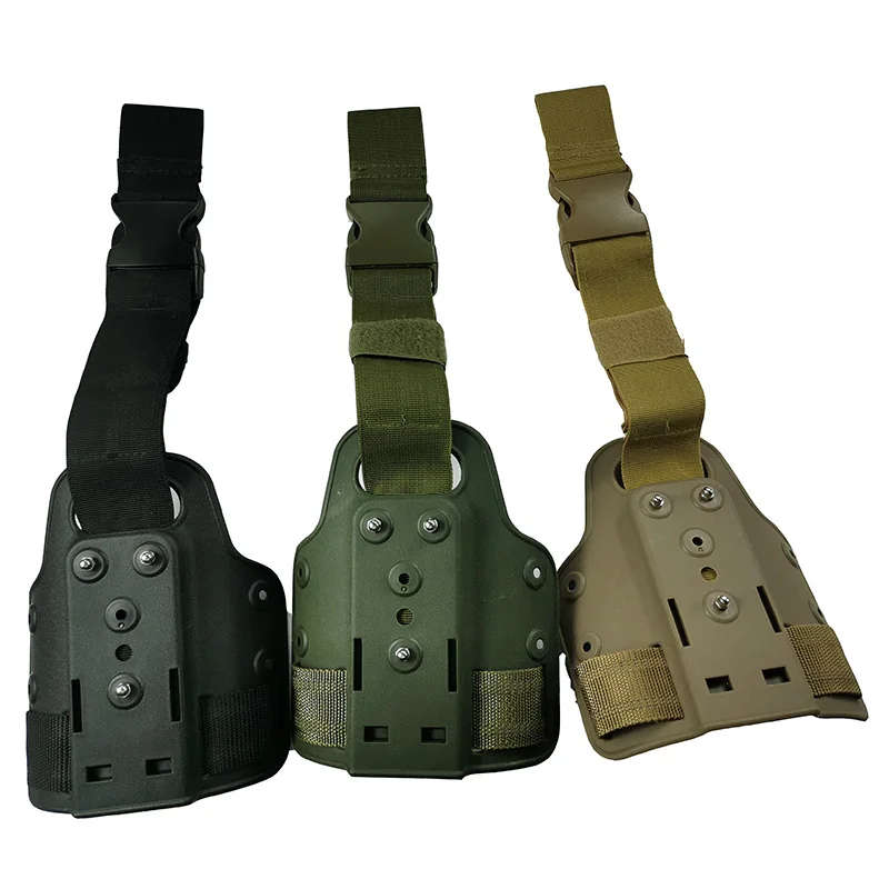 

Tactical Gun Holster for Colt1911/Glock 17 M9 USP P226 Universal Drop Leg Gun Holster Platform Leg Holster Paddle