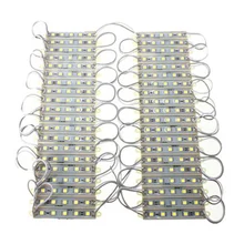 Топ-5050 Светодиодный модуль 5 SMD полоса Водонепроницаемая ленточная Лампа DC 12V 40PCS теплый белый