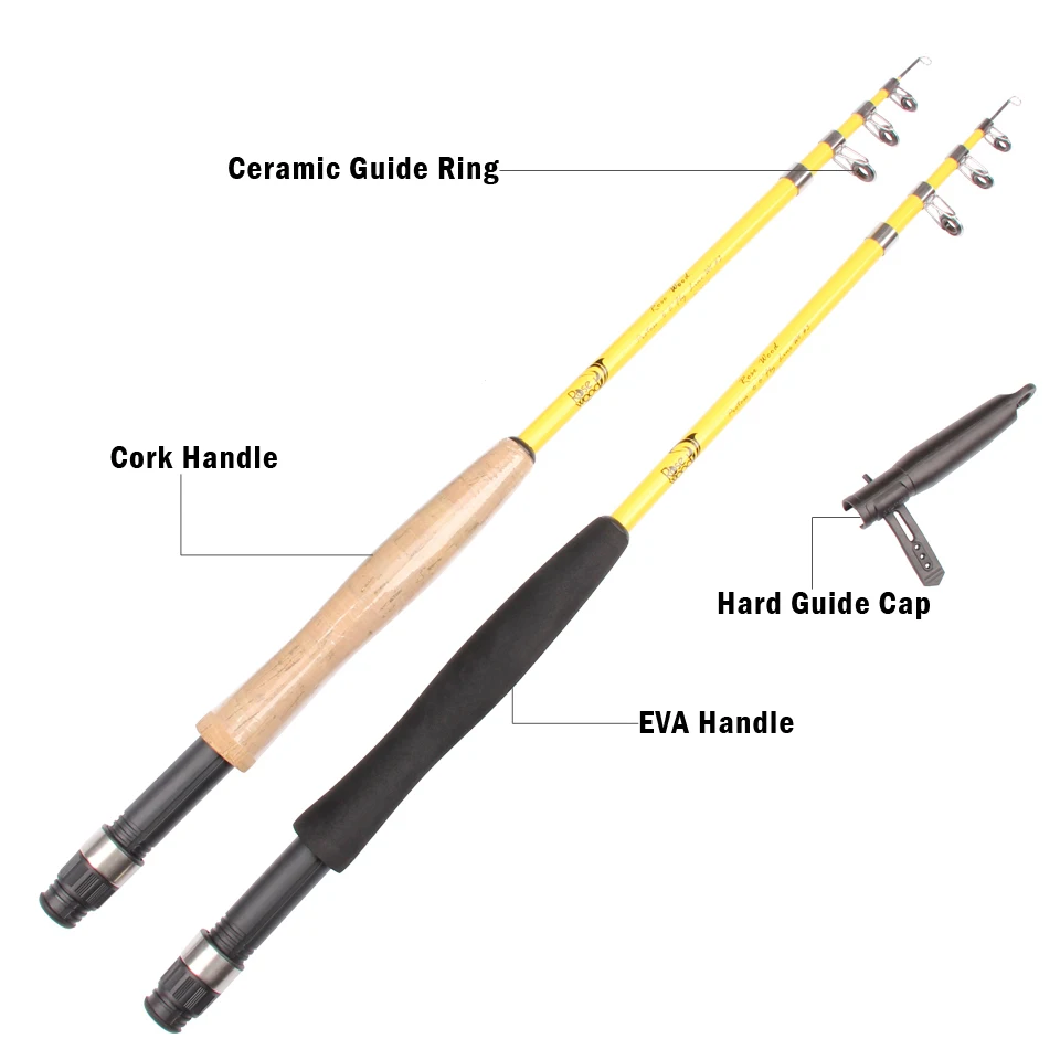 eagle claw salmon fishing pole EC2.5 Salmon/Steelhead Rods Premium full cork handle for maximum comfort and stability in rod holders. Eagle Claw Salmon Rod -