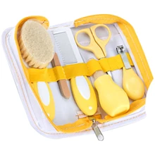 6 шт., расческа для ногтей, машинки для стрижки волос, наборы для новорожденных, аксессуары для малышей, Портативный уход за ребенком, ножницы, кисти, наборы для маникюра