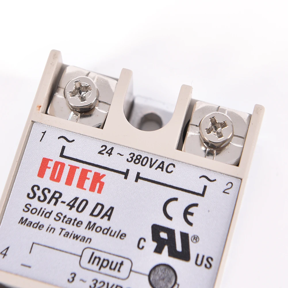 Цельное промышленное твердотельное реле SSR 40A с защитным флагом 40DA DC контроль