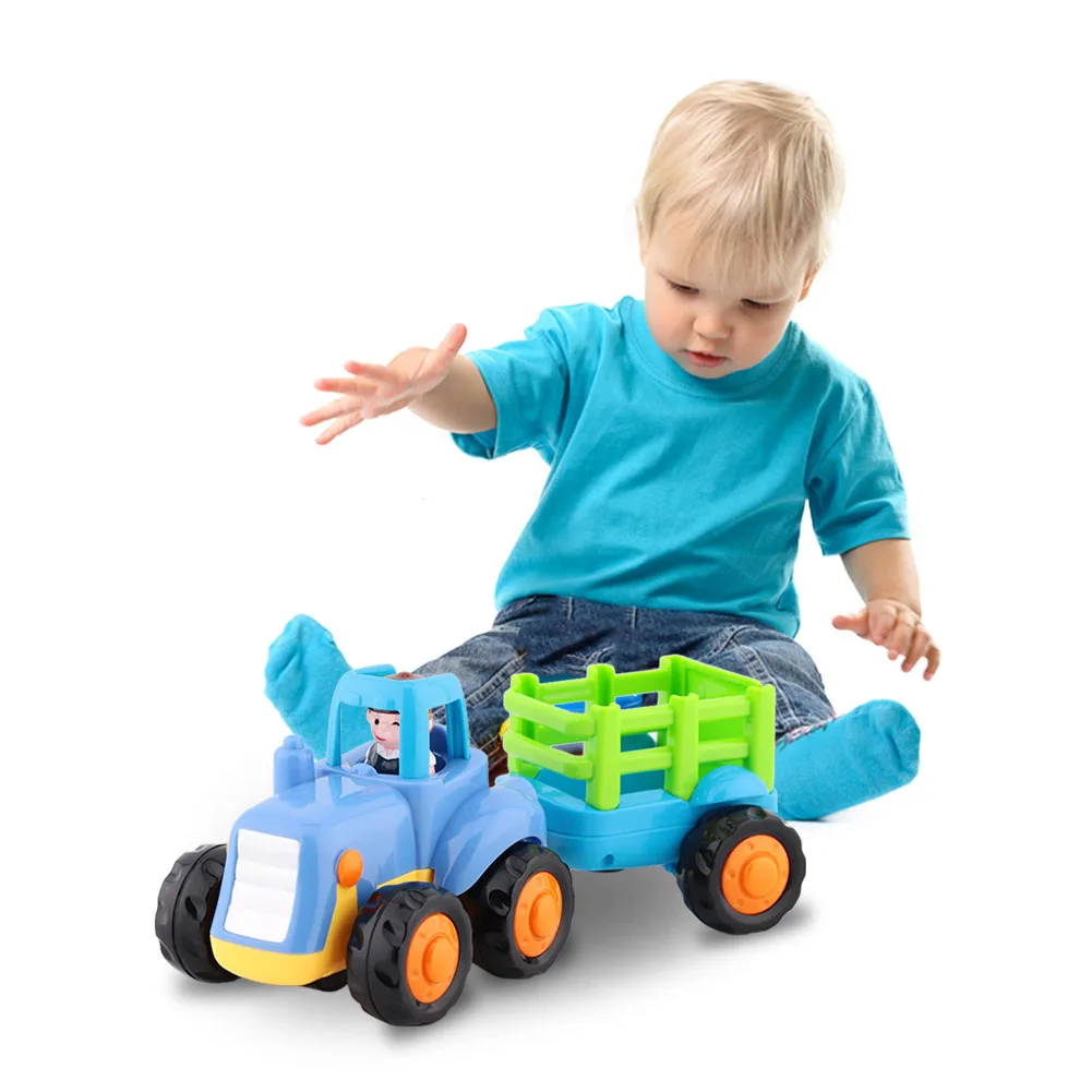 

HOT SALE Farm Tractor Model Set Toys High Simulation Model Farm Tractor for Boys & Girls