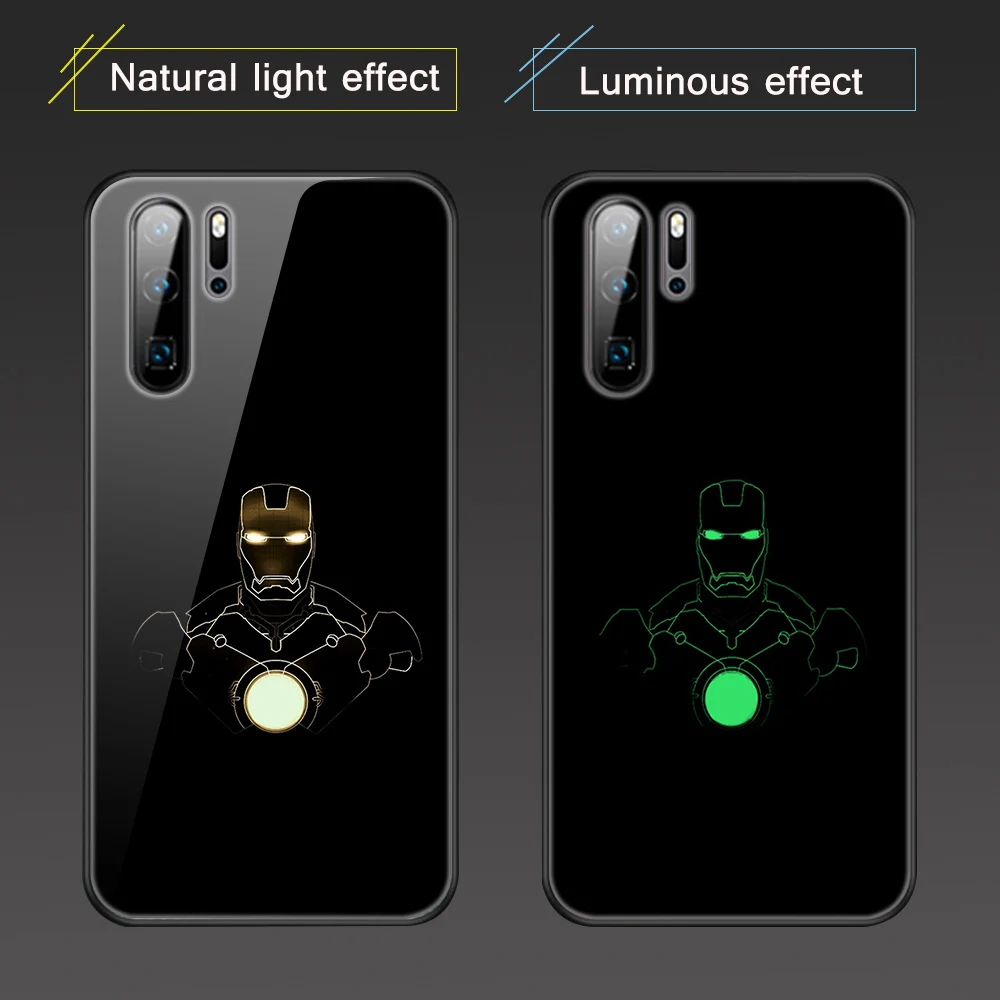WM03791 Светящиеся стеклянные Чехлы Venom для huawei P20 P30 P10 Pro P Smart Plus Lite Z для Honor 20 20i 10 10i 9 7A 9X Pro Lite - Цвет: WM03791