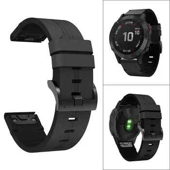 

Wrist Strap for Garmin Fenix 6 Leather Watchband Bracelet Smart Wristband Strap Replace for Garmin Fenix 6 Smart Watch Accessory