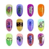 BeautyBigBang Halloween XL-001 Stamping Plates Devil Pumpkin Zombies Image Stainless Steel Stencil Nail Art Stamp Template 2