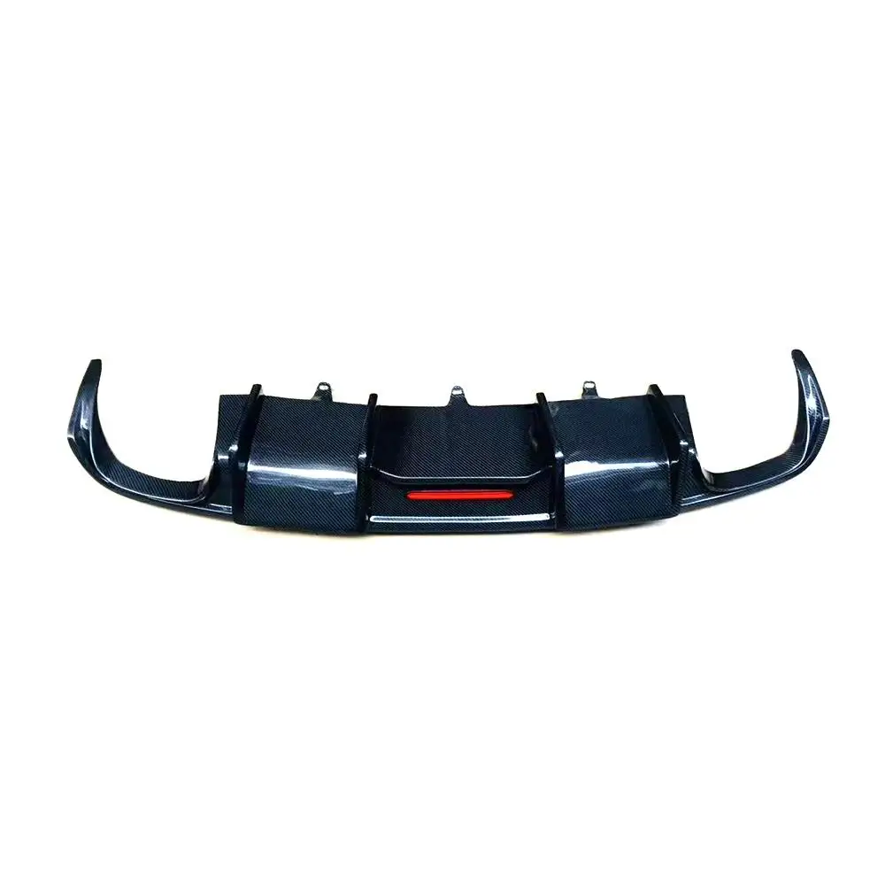 Carbon Fiber Rear Bumper Diffuser Lip Spoiler for Audi A6 C7 Sedan Car Rear Diffuser Lip Spoiler