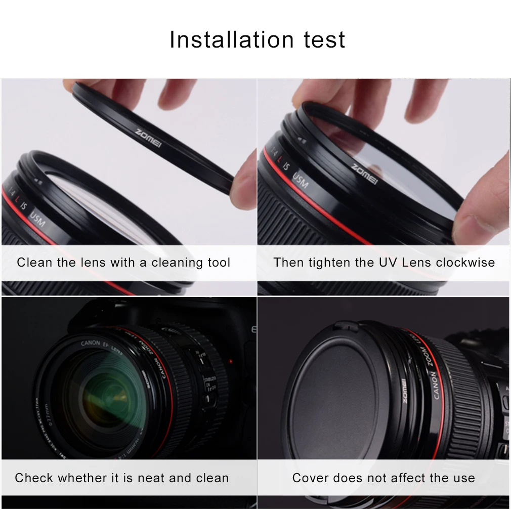 Zomei стекло камеры MCUV фильтр защиты объектива фильтр для Canon для камеры Nikon
