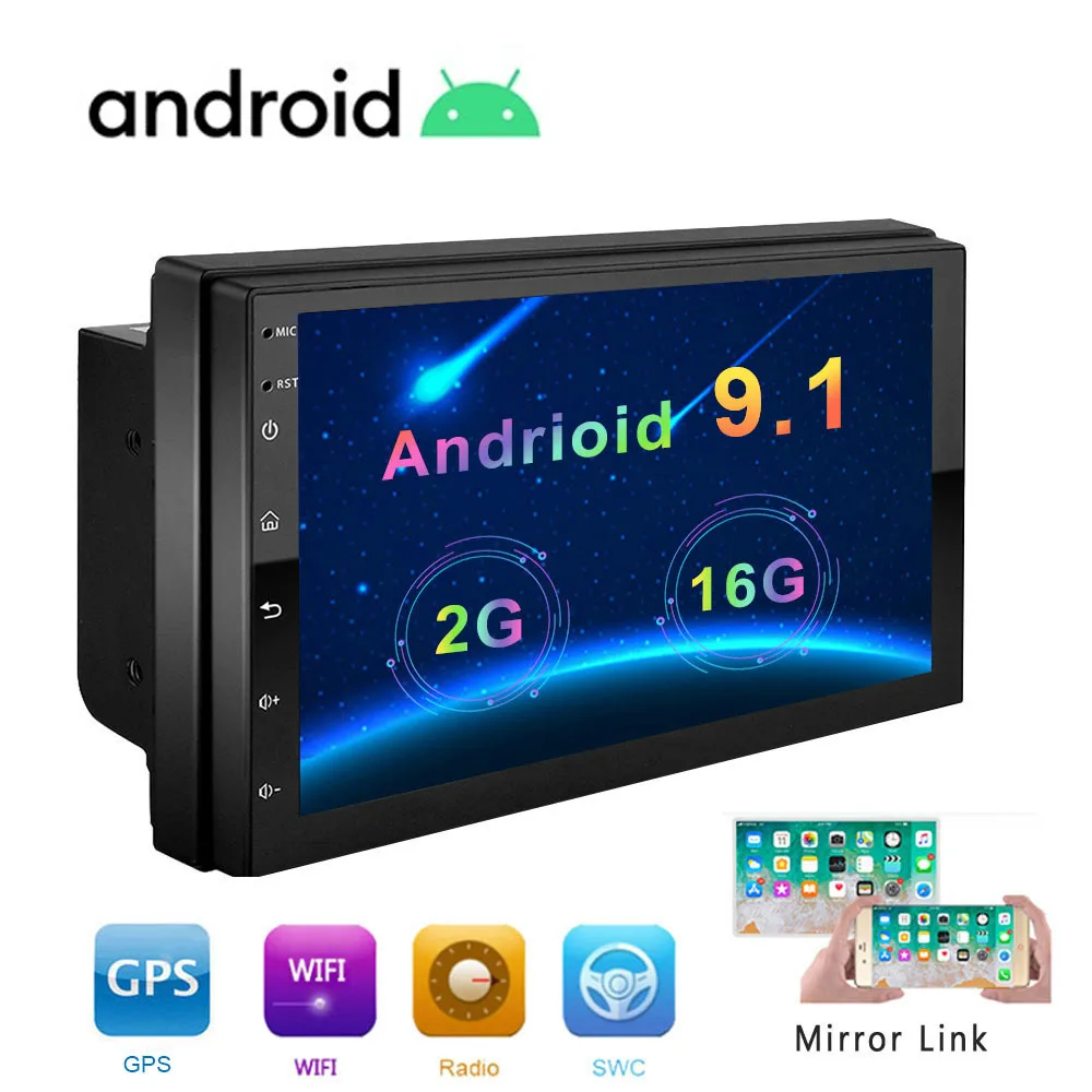 Автомобильная Мультимедийная система универсальная камера на Android 10 с GPS Bluetooth Wi-Fi