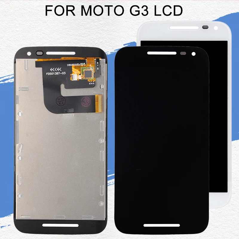 Dinamico G 3 го поколения ЖК дисплей для MotoRola Moto G3 Xt1540 Lcd сенсорный экран дигитайзер
