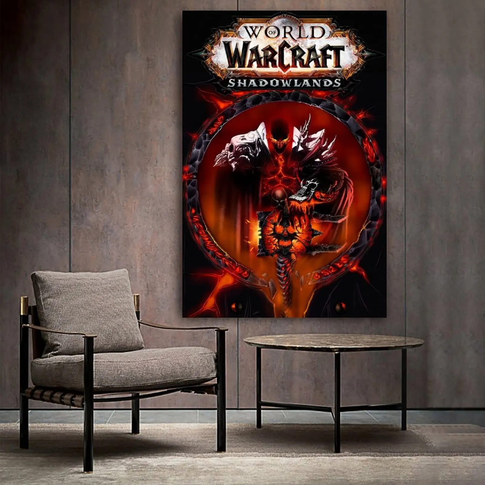 World Of Warcraft Shadowlands Game Poster Decorative Painting Canvas Wall Art Living Room Posters Bedroom | Дом и сад