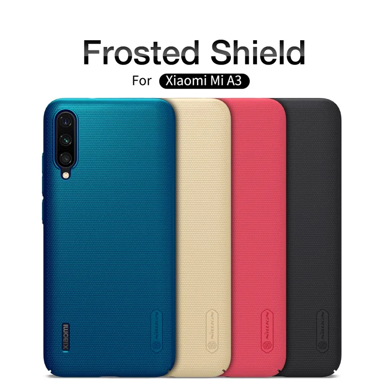 

for Xiaomi Mi A3 case armor cover, Nillkin shockproof case for Xiaomi Mi A3 mobile phone frosted shield hard coque etui 360 on
