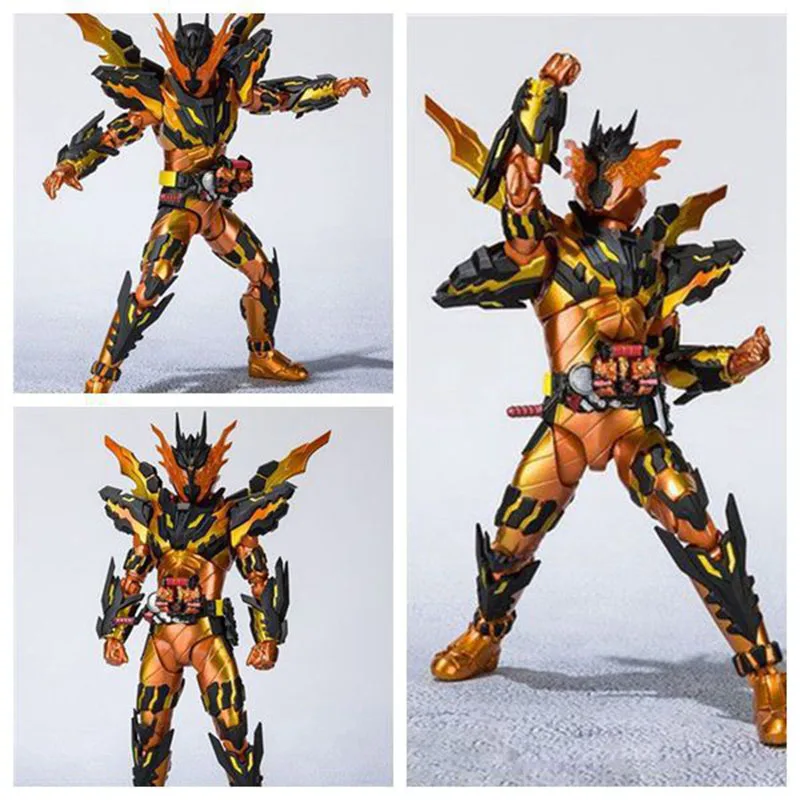 Маскарадный всадник Kamen Rider Build Magma dragon Wanzhanglong I lava руки и ноги движение фигурка
