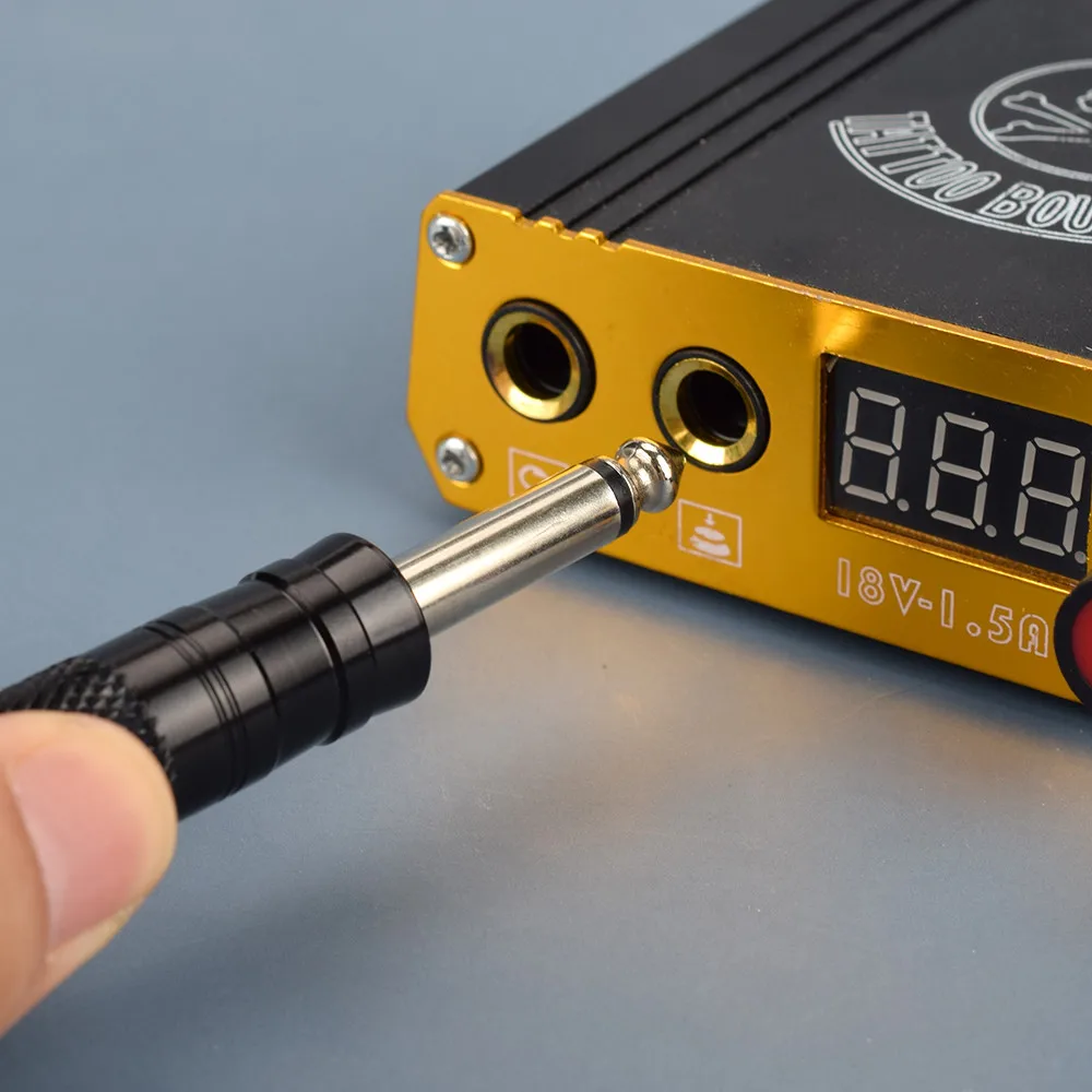 Tattoo Power Supply 1PC Black Portable Tattoo Foot Pedal Switch Plug Wireless Switch For Tattoo Machine Power Supply Accessory Foot Pedal Automatic