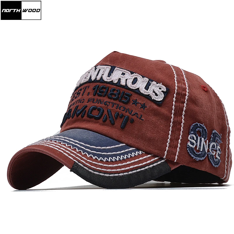 

[NORTHWOOD] 100% Cotton Fashion Women's Baseball Cap Men Snapback Hat Casquette Homme Dad Cap Brand Hip Hop Trucker Cap