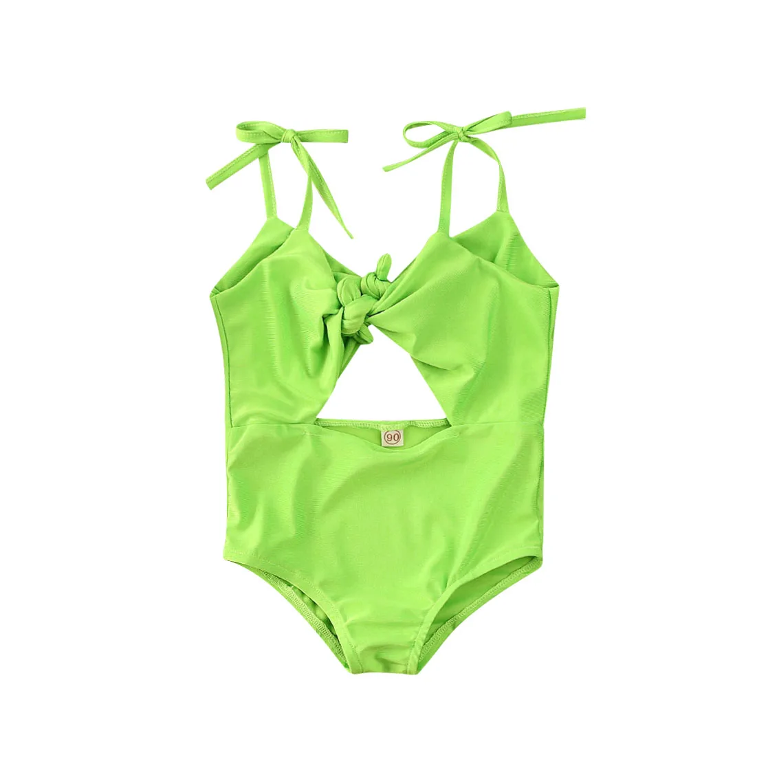 1-5Y Infant Kid Baby Girl Swimwear Bowknot Belt Swimsuit Bikini Bathing Suit Swimming Beachwear Baby Bodysuits comfotable Baby Rompers
