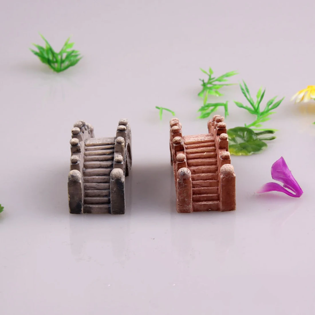 20 шт 5X2X2,5 см DIY Смола Арка мост миниатюрный мост Модель песка стол садовые украшения обучающая игрушка-случайный цвет
