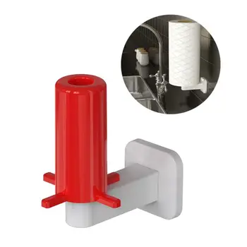 

1PC Wall Mount Toilet Paper Holder Plastic Bathroom Kitchen Roll Paper Accessory Tissue Towel Accessories Rack Holders