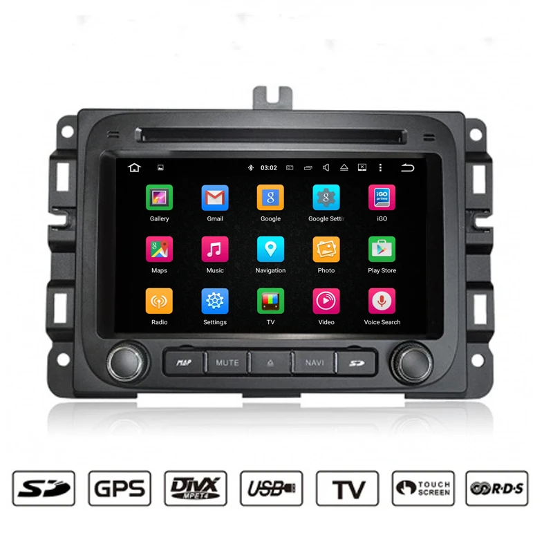 7 дюймов 4G Оперативная память 32G Встроенная память Octa Core Android 9,0 автомобильный мультимедийный DVD плеер для Dodge Оперативная память 1500 Оперативная память 1500