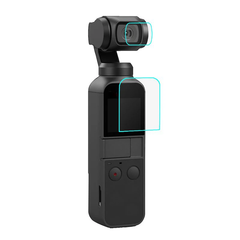 PULUZ для DJI Osmo Карманный Протектор экрана аксессуары Защитная пленка для объектива карданный чехол аксессуары фильтр для DJI Osmo Карманный