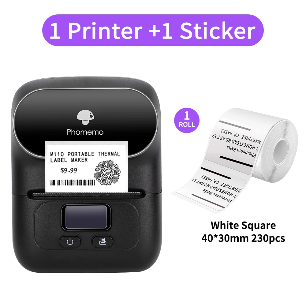 M110 Thermal Label Makers Portable Wireless Thermal Label - Temu