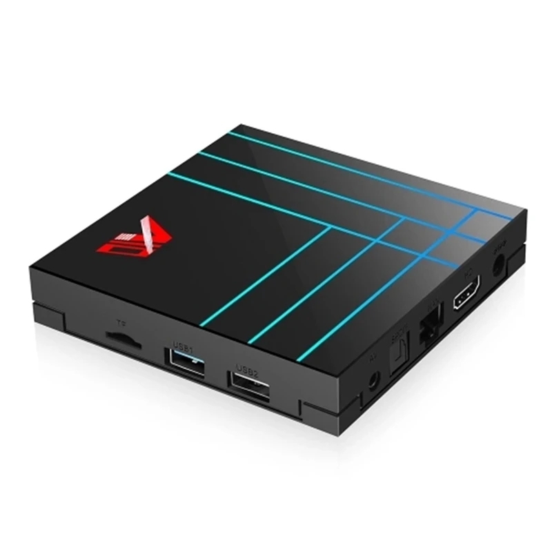 A10 Smart Android 9,0 ТВ приставка Rk3318 четырехъядерный 64 бит 4 ГБ/32 ГБ Uhd 4K Vp9 H.265/H.264