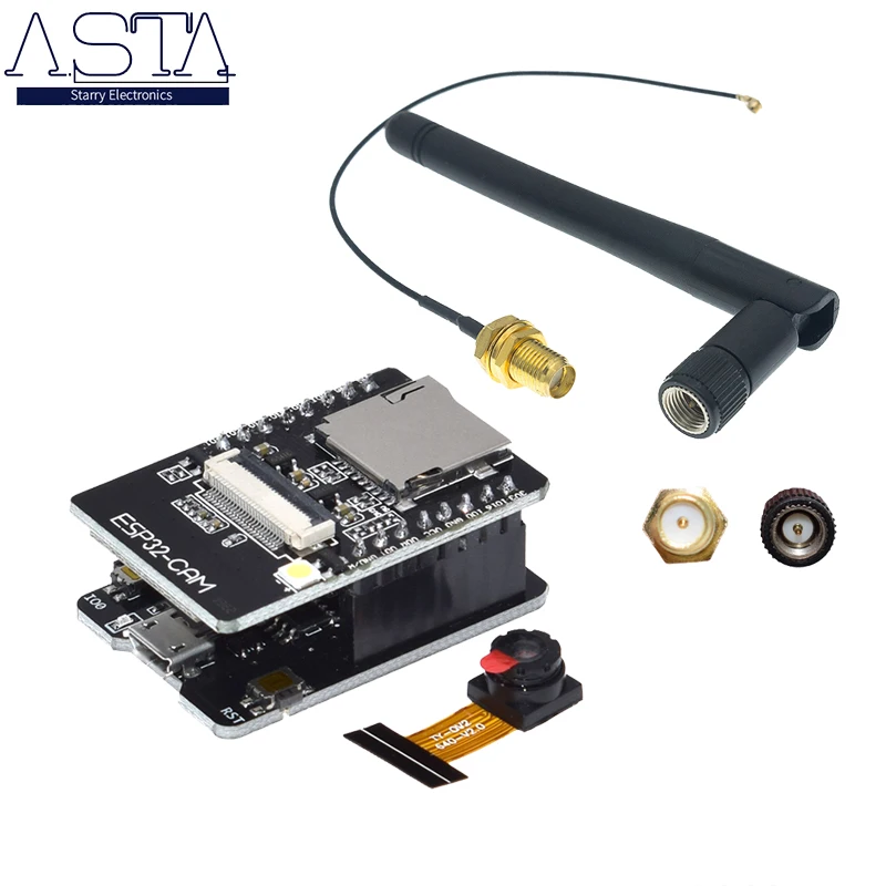Micro USB CH340G ESP32-CAM-MB/ESP32-CAM OV2640 модуль камеры с антенной WIFI Bluetooth плата для IOT/системы