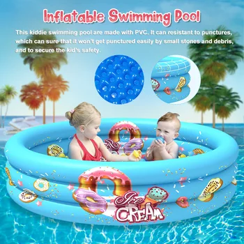

130x30cm Water Party Bathing Tub Baby Home Use Paddling Pool Inflatable Round Swimming Pool Indoor Outdoor Kids Inflatable Pool