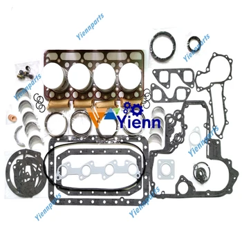 Billige V1302 Überholung Rebuild Kit Volle Dichtung Kolben Ring Lager Für Kubota Traktor Loader Bagger Diesel Motor Reparatur Teile