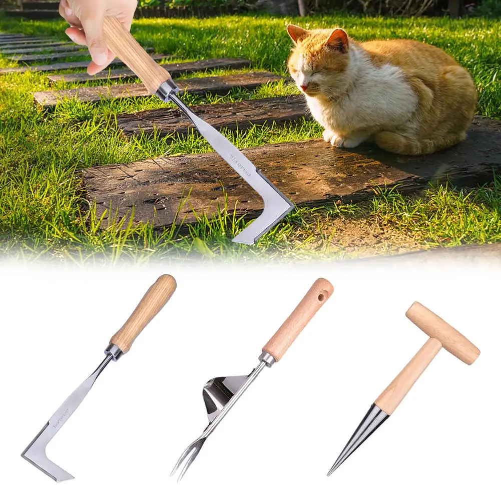 Weeder Tool Stainless Steel Gap Weeding Removal Cutter Device Garden Hand Tools Grass Remover Set Wholesale | Инструменты