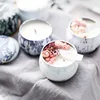 1set Candle Aromatherapy Iron Box Round shape DIY Candle Container Handmade Candle Material just box ► Photo 1/6