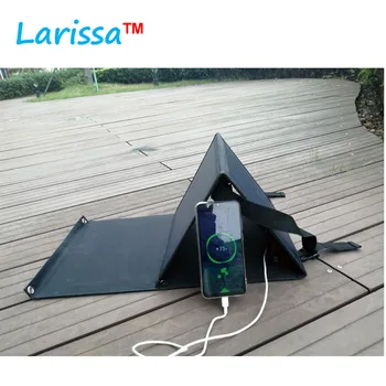 

Camping Hiking Outdoor Play Fast Charge 12V/5V Portable Foldable Flexible Solar Panel