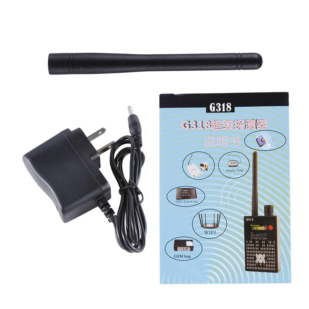 Беспроводной детектор сигнала 1 МГц-8000 МГц радио волна Wi-Fi обнаружитель подслушивающих устройств камера G318 ЕС/США PLUG полный диапазон Радиочастотный детектор