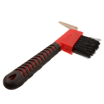 

Horse Hoof Pick Brush With Soft Press Rubber Handle Keep Horse's Hooves Healthy