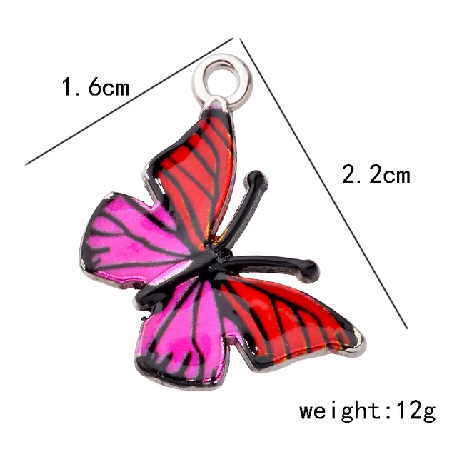 Set Charms Per Gioielli Fai Da Te - 152 Pezzi, Pendenti Farfalla, Orso, Bubble Tea, Per Collane, Orecchini, Bomboniere - 4