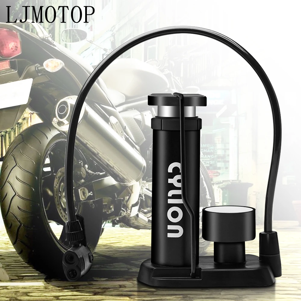 Motocycle Mini Air Pump Portable Folding Type Multifunctional Tire Pump For Honda St1300 Black Spirit Rc51 Nc750s Nc750x Cr80r Aliexpress