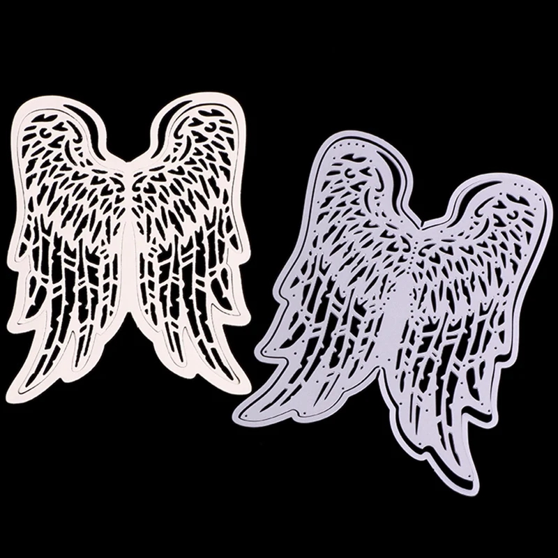 Поделки из металла Вырубные штампы Ангел сердце крылья украшения альбом бумага карты ремесло тиснение вырубки