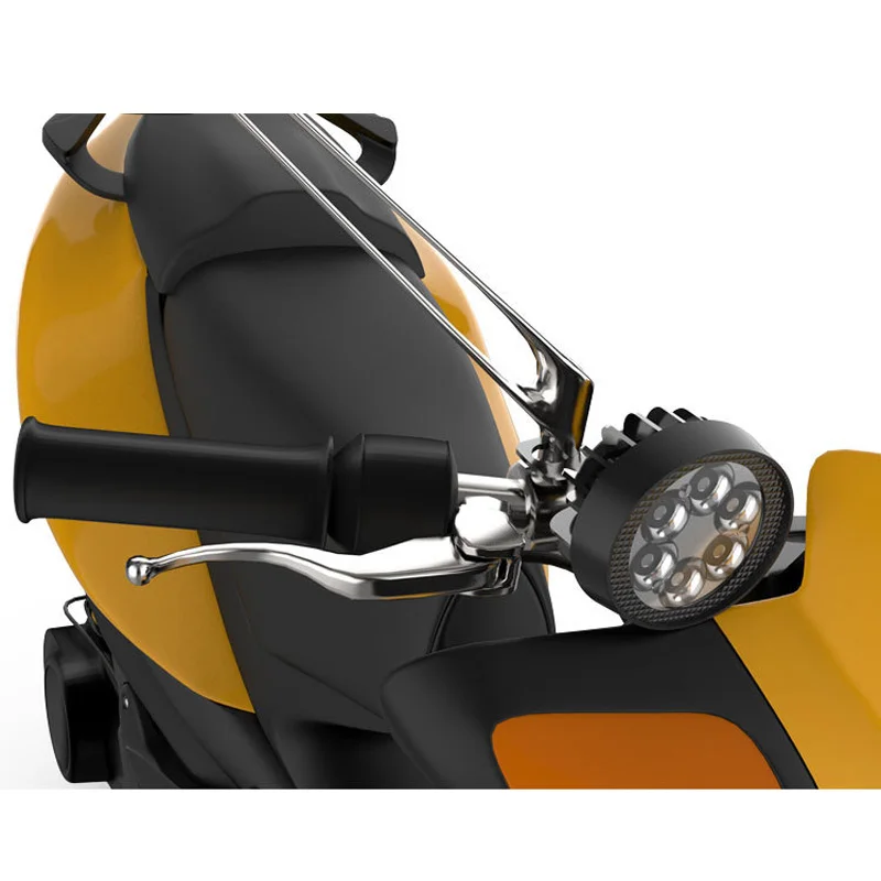 

Dust-proof Motorcycle Headlight Replacement Parts White Front Lamp 12V-85V