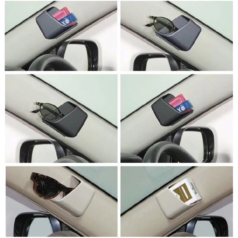 2Pcs Car Organizer Storage Bag Box Holder Black Universal Phone Accessori Auto Axia Bezza Myvi Saga Flx Blm Alza Wira